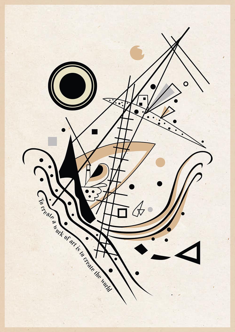 Blau (Blue), 1922 – Wassily Kandinsky&nbsp;(1866-1944)