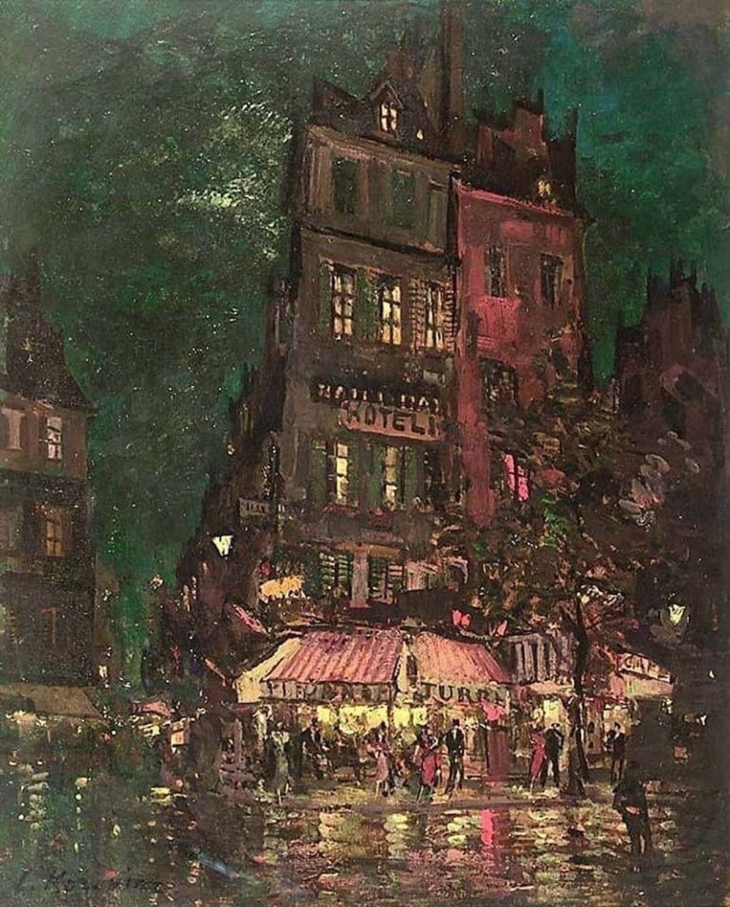 Paris. Venice street, 1927 –  Konstantin Korovin (1861-1939)