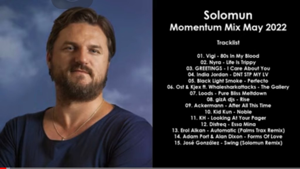 Solomun (Bosnia) @ Momentum Mix&nbsp;May