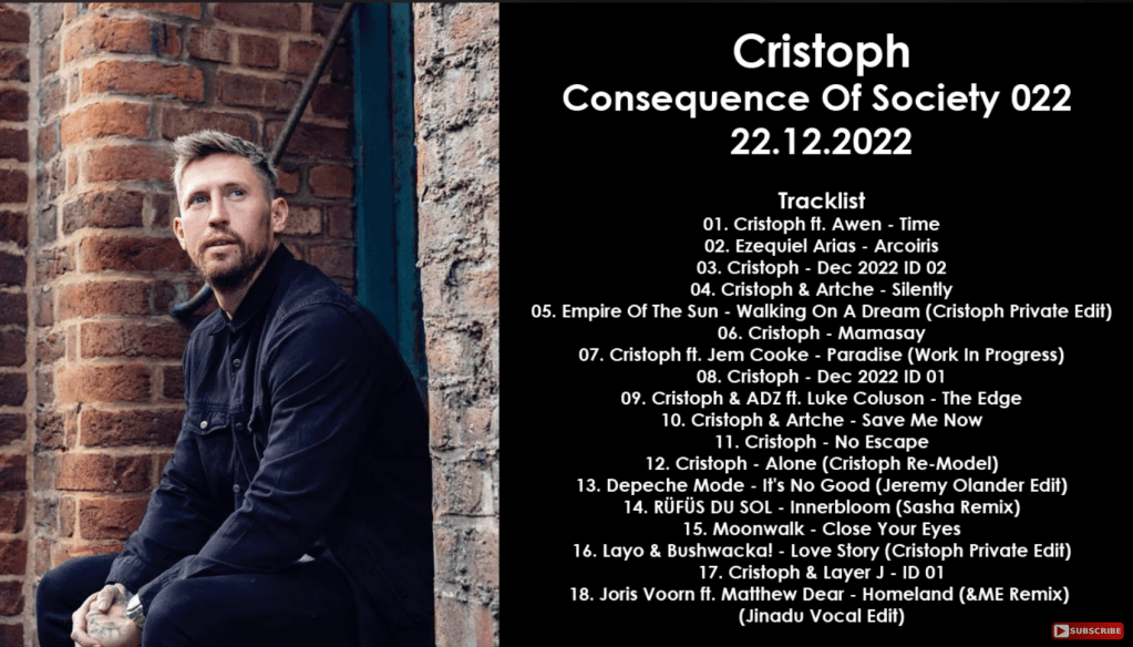 Cristoph (UK) @ Consequence Of Society 022&nbsp;22.12.2022
