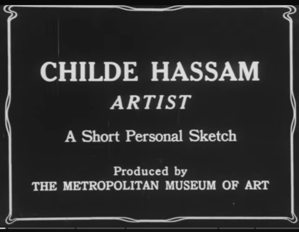 Childe Hassam, Artist: A Short Personal Sketch, 1932 | From the&nbsp;Vaults