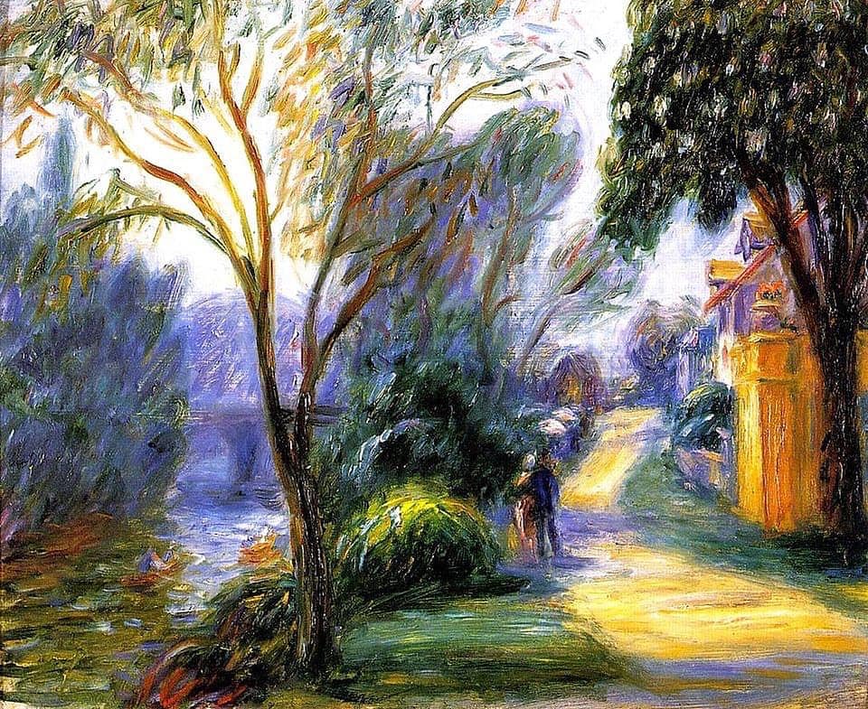 Along the Marne, 1925 – William James Glackens&nbsp;(1870-1938)