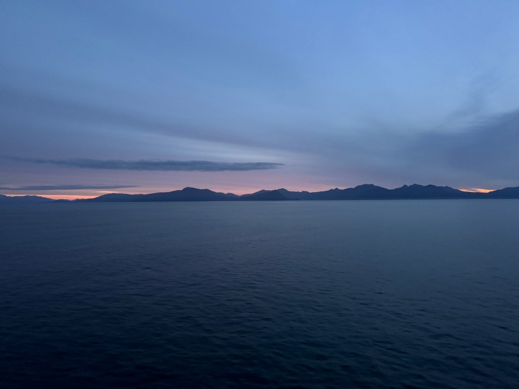 Ship Position at Sunrise – Exiting Chatham Straight – Entering the North Pacific&nbsp;Ocean