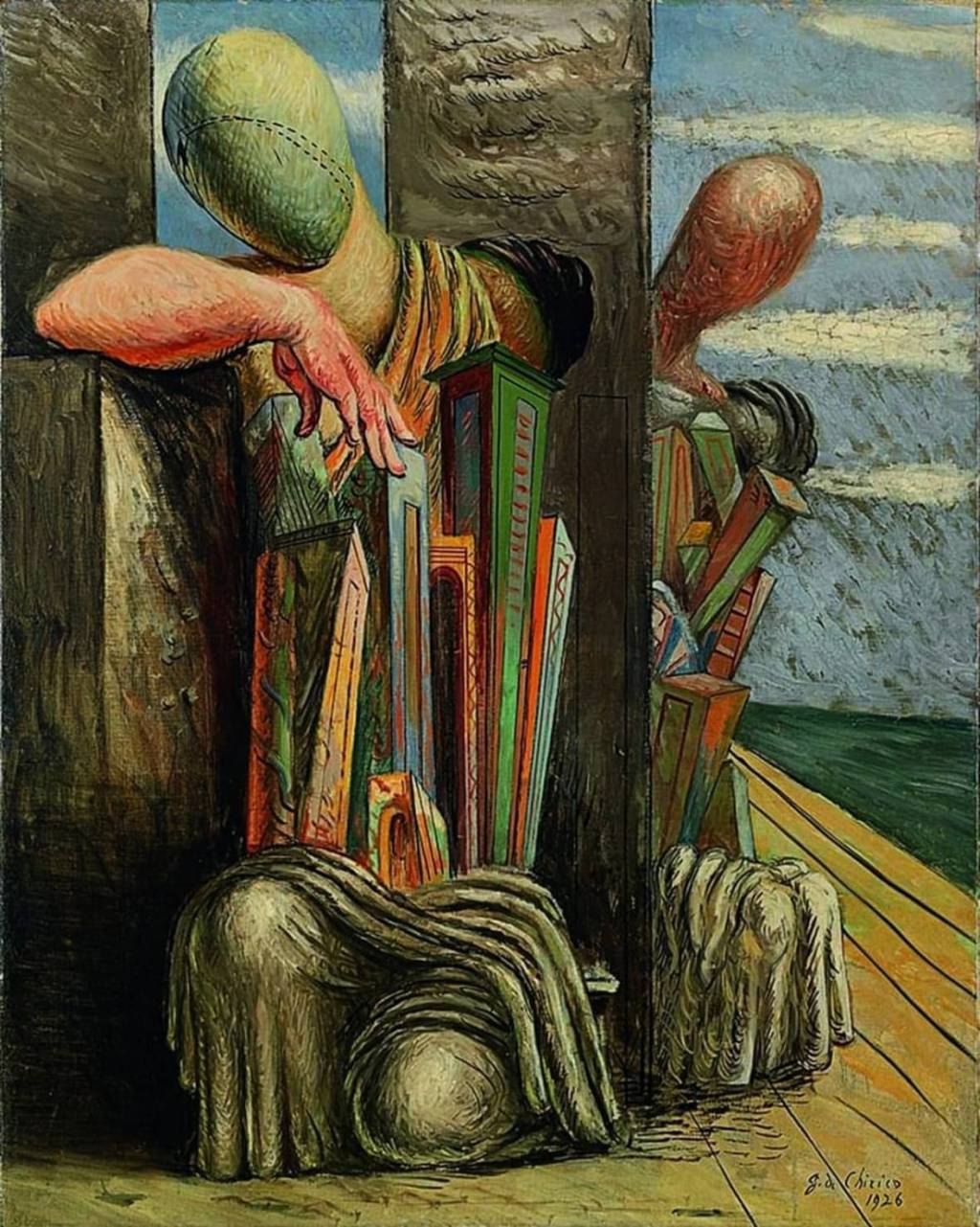 Le trouble du thaumaturge, 1926 –  Giorgio de Chirico&nbsp;(1888-1978)