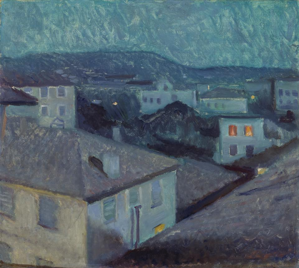 Night in Nice, 1891 – Edvard Munch&nbsp;(1863-1944)