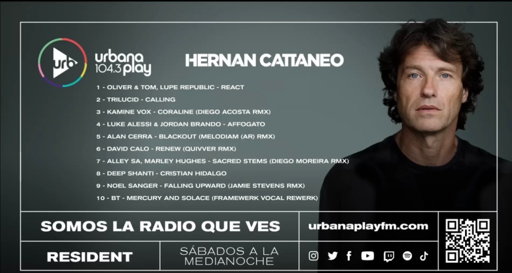 Hernán Cattaneo #Resident en Urbana&nbsp;Play