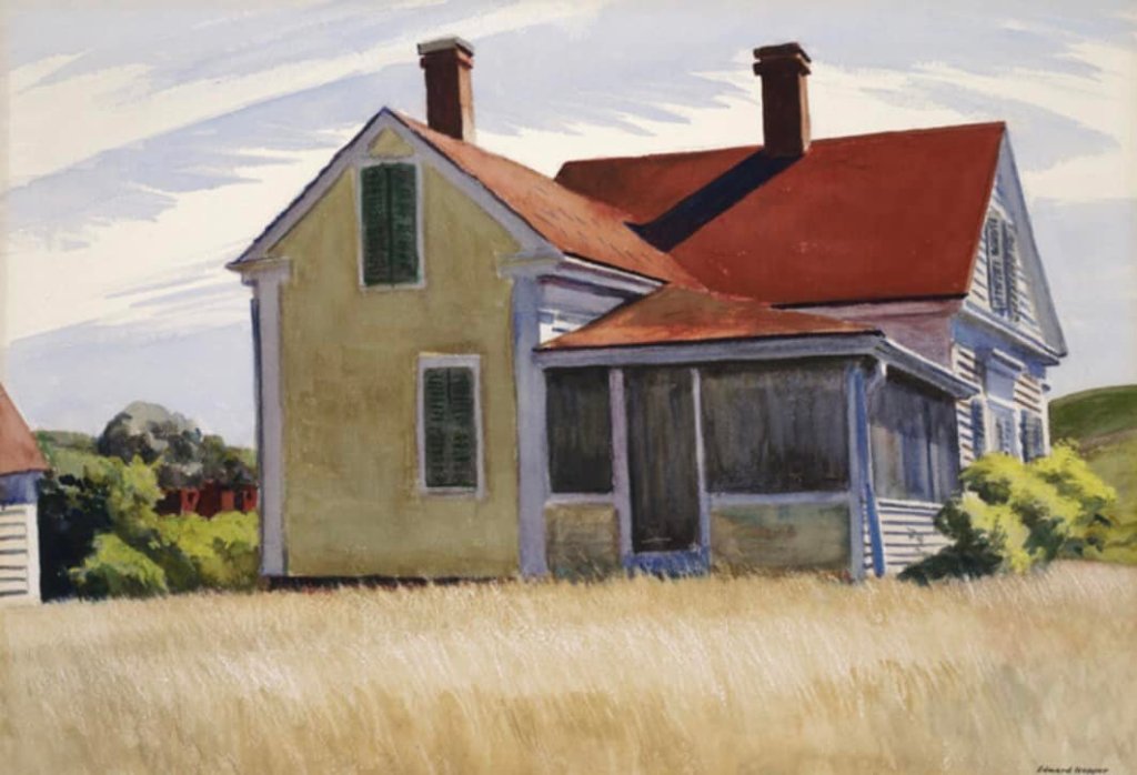 “Marshall’s House” (1932) – Edward Hopper&nbsp;(1882-1967)