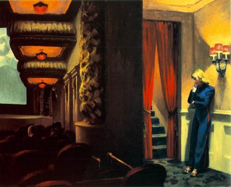 New York Movie, 1939 – Edward Hopper&nbsp;(1882-1967)