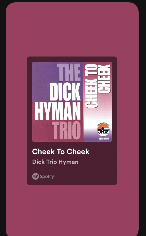 Cheek To Cheek – The Dick Hyman&nbsp;Trio