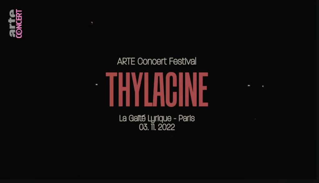 Thylacine – ARTE Concert Festival 2022 – @ARTE Concert