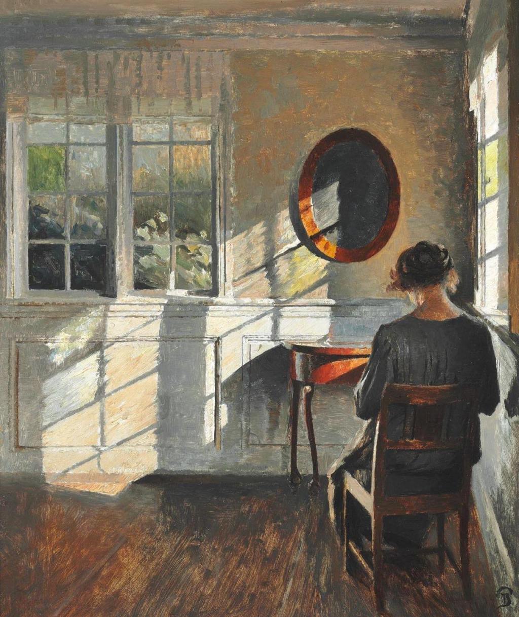 Sonnenschein (Sunshine in the living room), 1909 – Peter Vilhelm Ilsted&nbsp;(1861-1933)