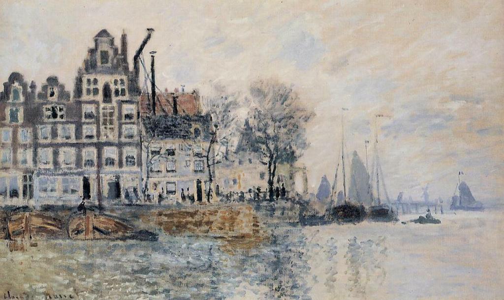 View of Amsterdam, 1874 –  Claude Monet&nbsp;(1840-1926)
