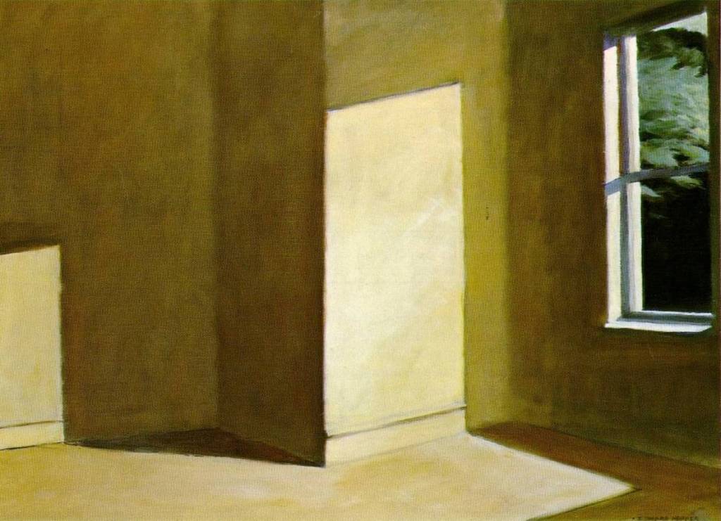 Sun in an Empty Room 1963- Edward Hopper&nbsp;(1882-1967)