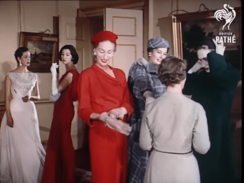 Extravagant English Catwalk Show (1956) | Vintage&nbsp;Fashions