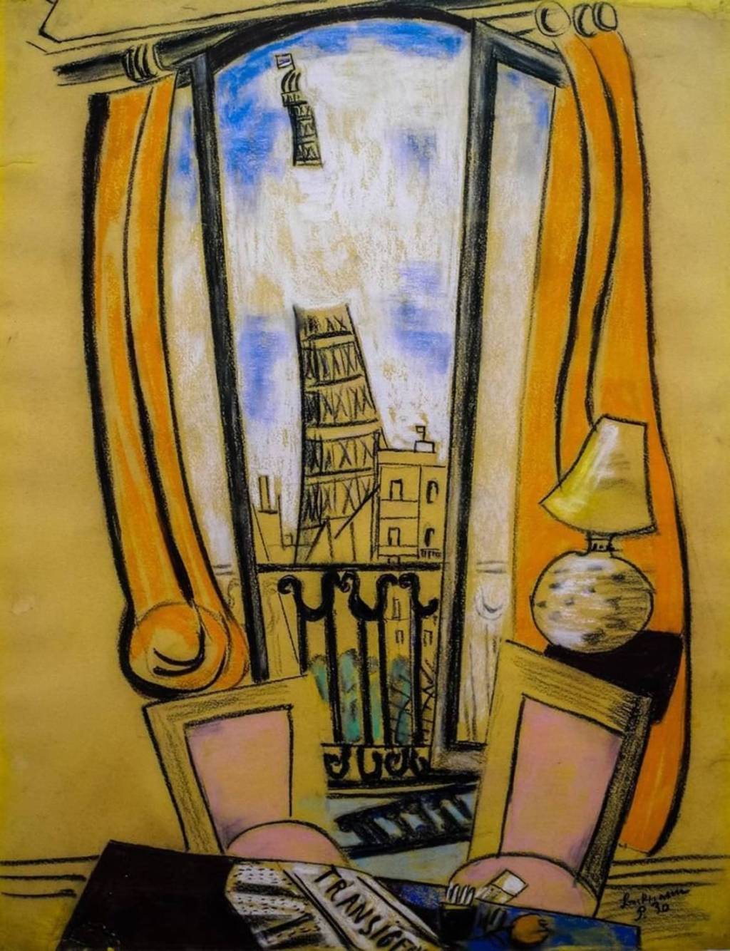 View from the Window (Eiffel Tower), 1930 – Max Beckmann&nbsp;(1884-1950)