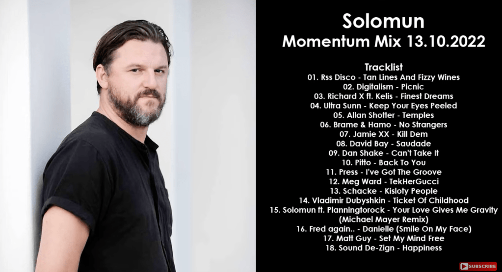 Solomun (Bosnia) @ Momentum Mix&nbsp;13.10.2022