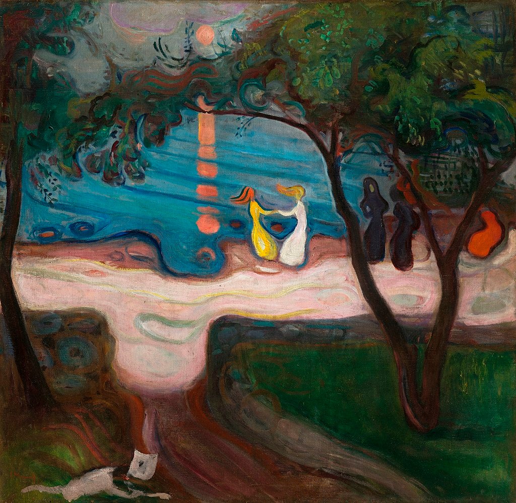 Dance on the Beach, 1900 –  Edvard Munch (1863–1944)