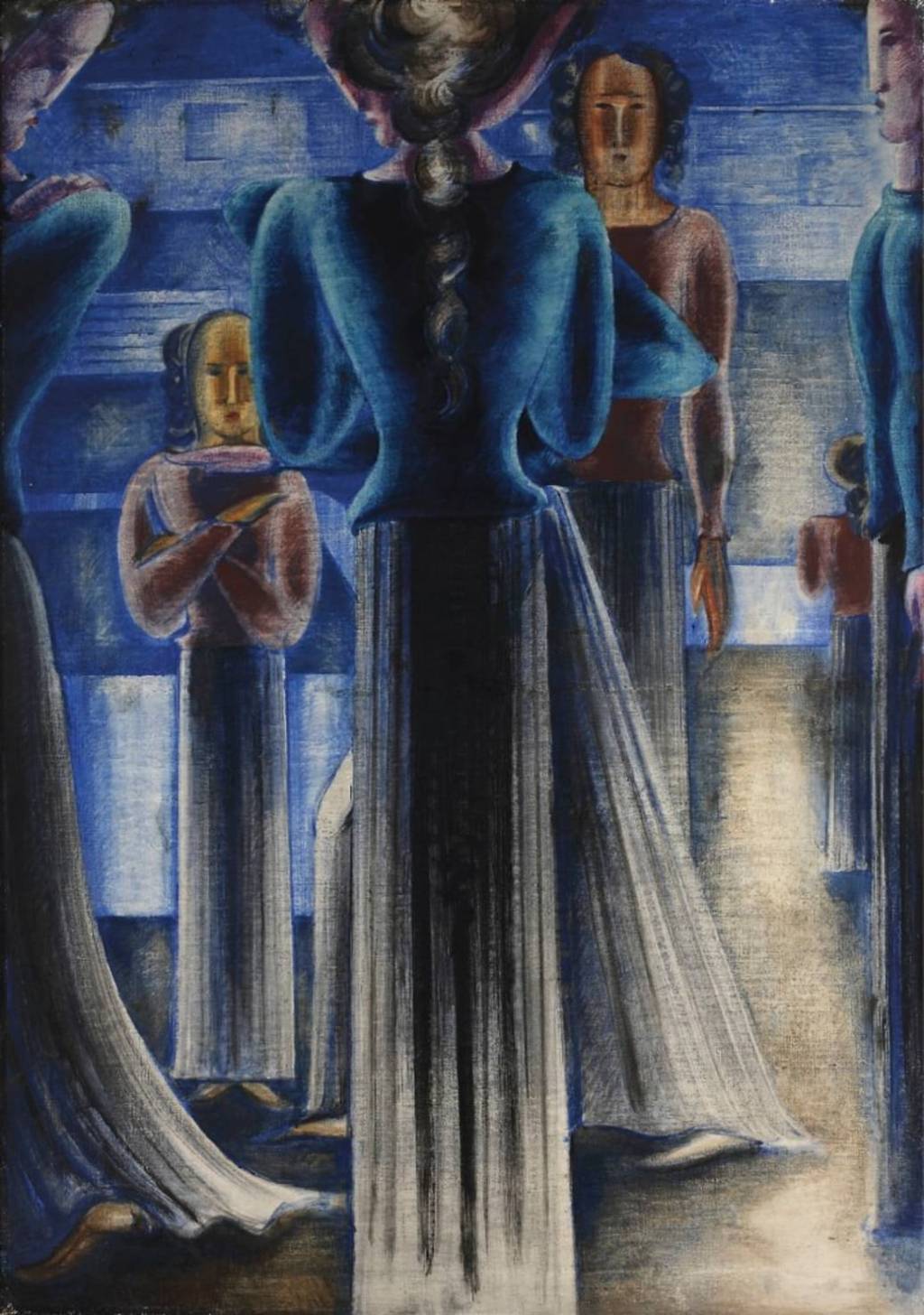 Group of Blue Women,1931 – Oskar Schlemmer&nbsp;(1883-1943)