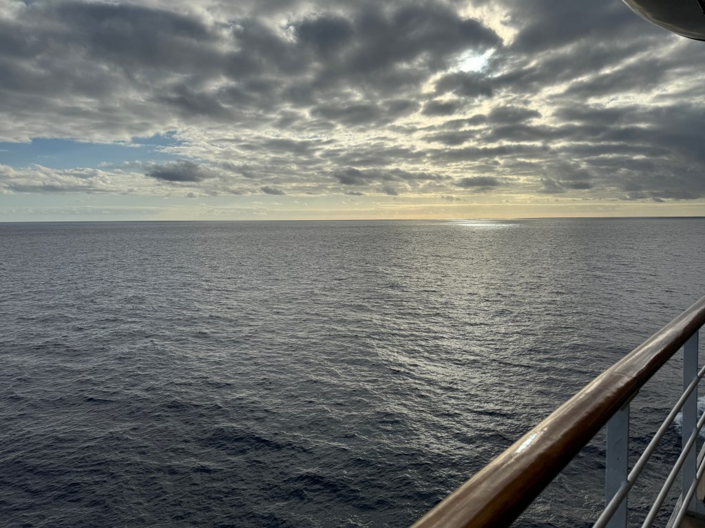 Ship Position at 7:00 am – Angola Basin – QM2 World&nbsp;Voyage.