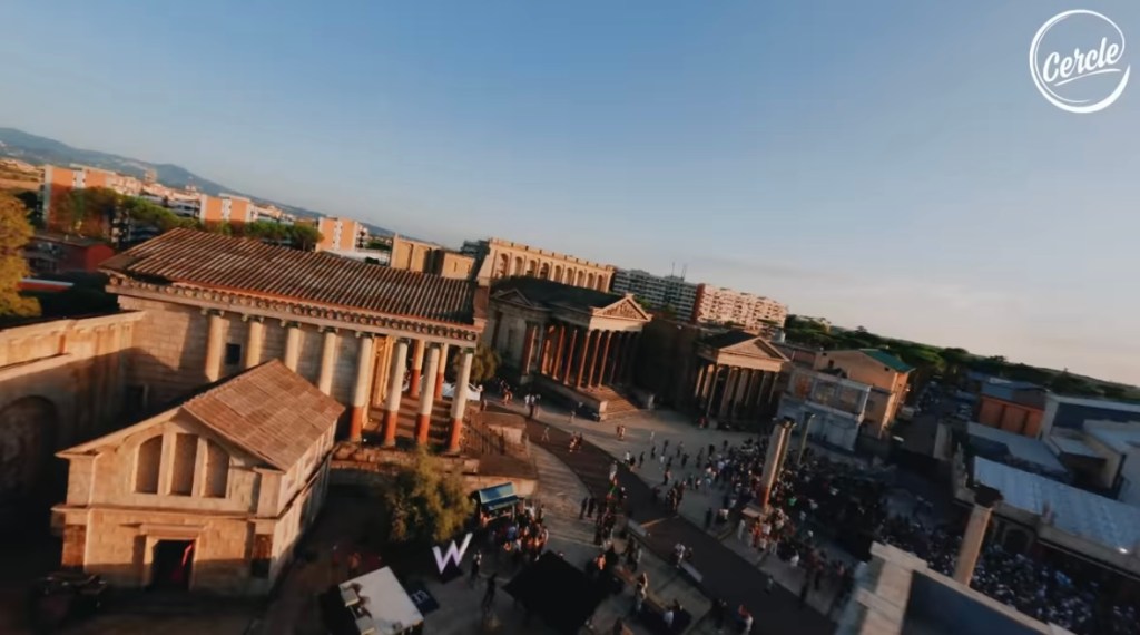 Carlita at Cinecittà, in Rome, Italy for&nbsp;Cercle