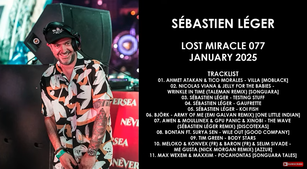 SÉBASTIEN LÉGER (France) @ Lost Miracle 077 January&nbsp;2025