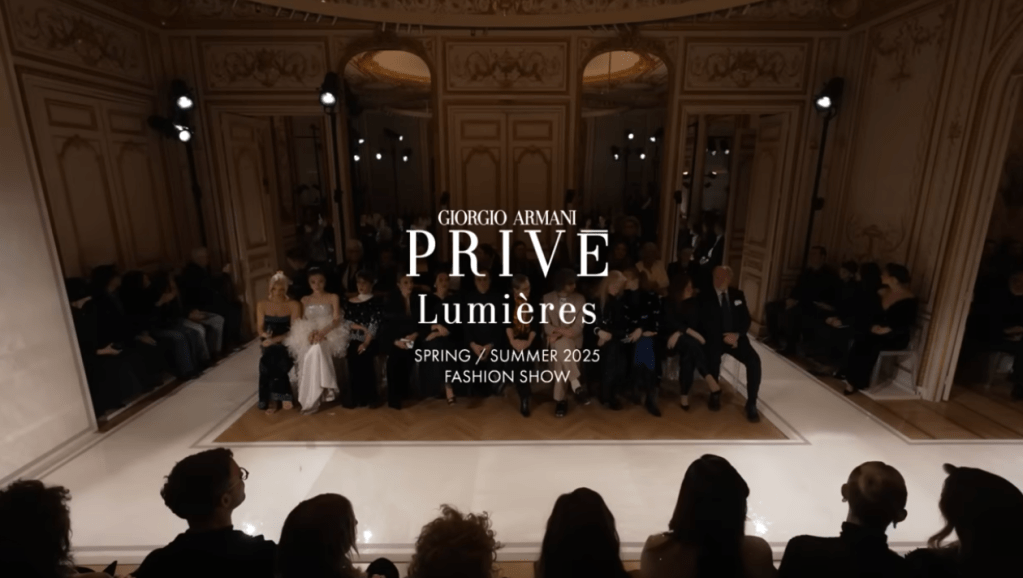 Giorgio Armani Privé Spring Summer 2025 Fashion&nbsp;Show.