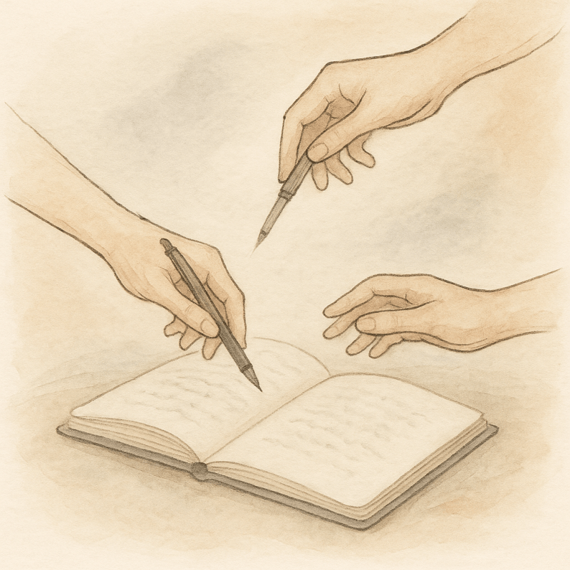 yesterday’s self leaving a note for&nbsp;tomorrow’s