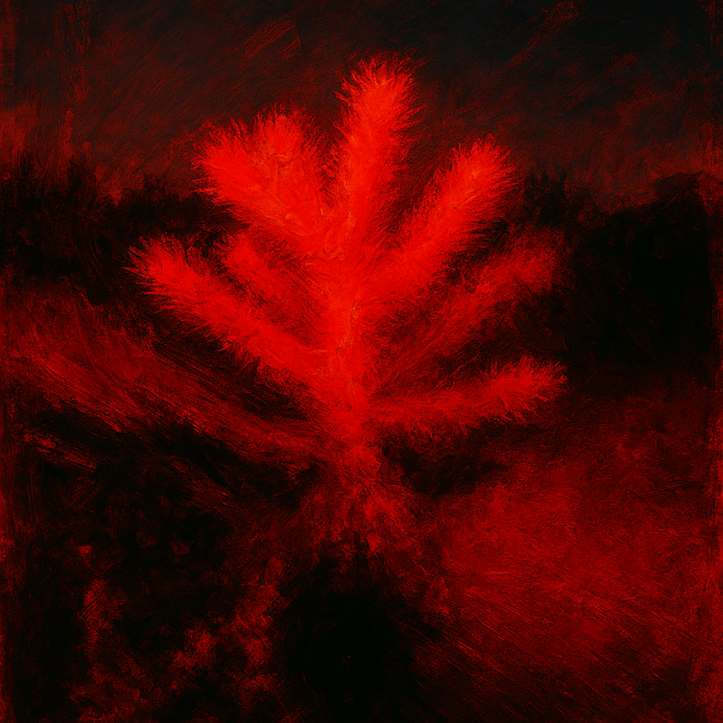 Desert Sentinel Under Red&nbsp;Light