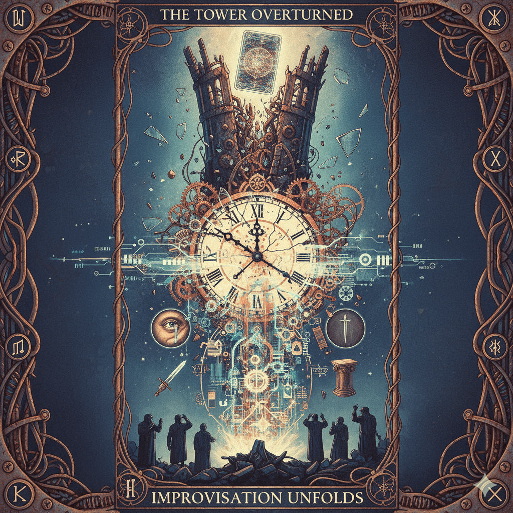 comfort in order → shock of disorder → craving for new certainty → curiosity about chaos → peace with&nbsp;duality.