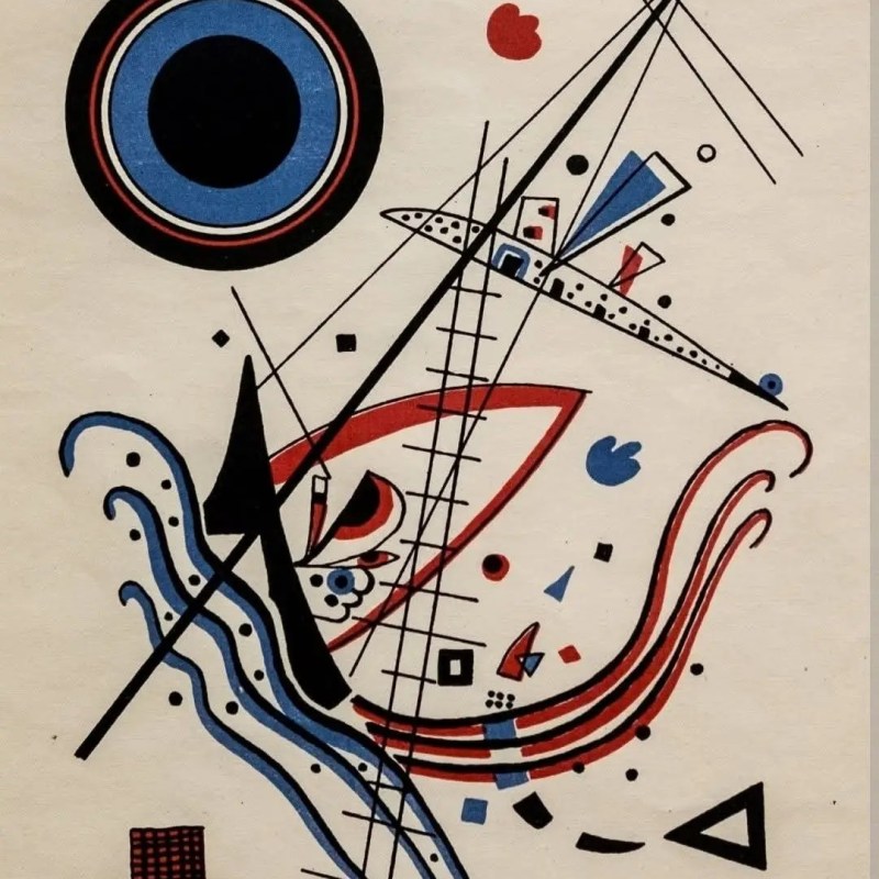 Blue 1922 – Wassily Kandinsky&nbsp;(1866-1944)