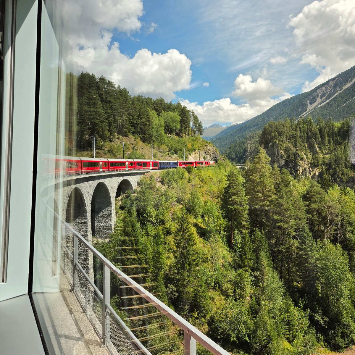 Landwasser Viaduct on the Rhaetian&nbsp;Railway